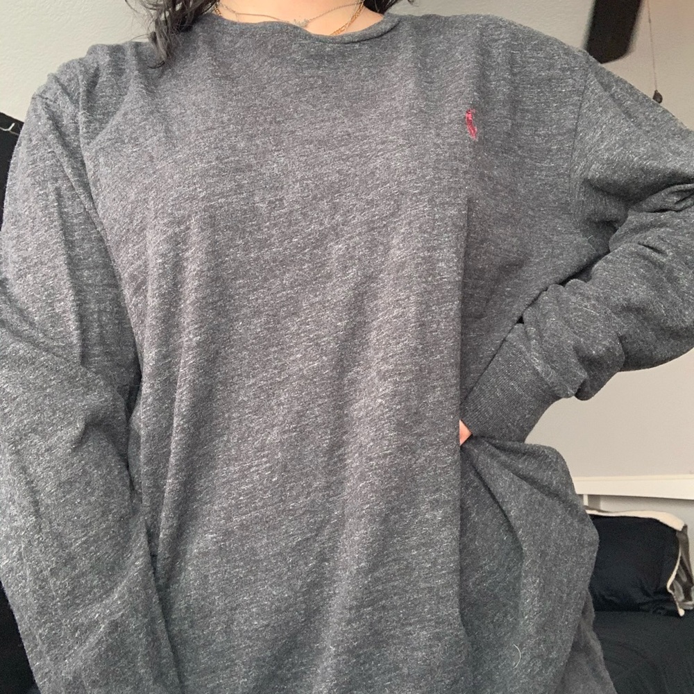 POLO Dark grey long sleeve t shirt